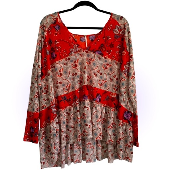 Free People Tops - Free People Peasant Style V-Neck Top